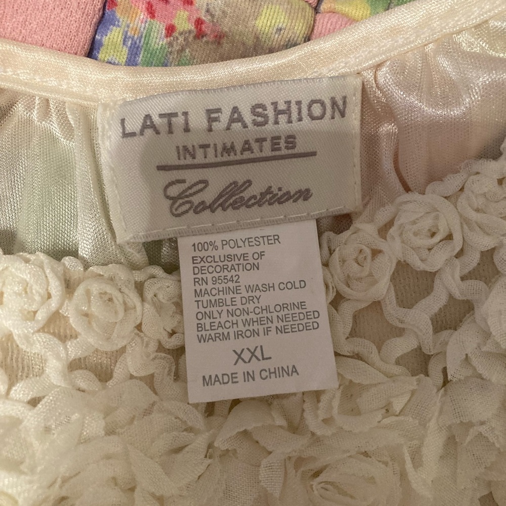 Pale yellow night gown
